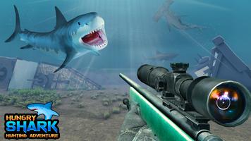 Hungry Shark Hunting Games تصوير الشاشة 1