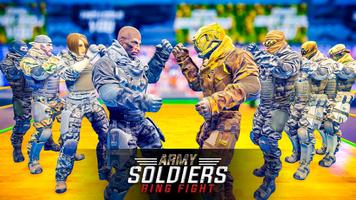 US Army Soldier vs Robot Droid: Wrestling Games poster