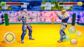 US Army Soldier vs Robot Droid: Wrestling Games screenshot 1