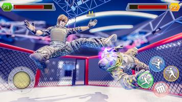 US Army Soldier vs Robot Droid: Wrestling Games screenshot 2