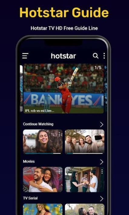 Hotstar Hotstar Live Cricket Tv Streaming Guide Apk Pour Android