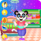 Baby Panda House Cleaning Game