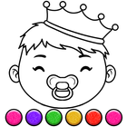 Cute Babies Coloring Pages icône