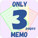 シンプルメモ帳  ～ ３ページ版 ～ APK