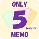 シンプルメモ帳  ～ ５ページ版 ～ APK