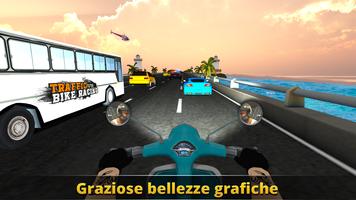 Poster VR traffico Bike Racer