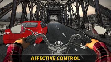 VR Ultimate Traffic Bike Racer 3D syot layar 1