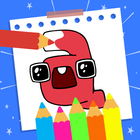 Alphabet Lore Coloring ícone