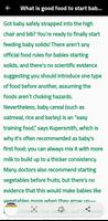 baby food screenshot 1