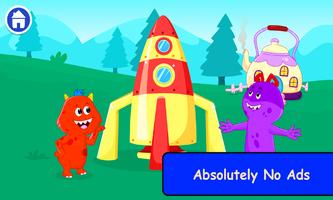 🚀My Monster Town - Explore The Space Adventure🚀 تصوير الشاشة 1