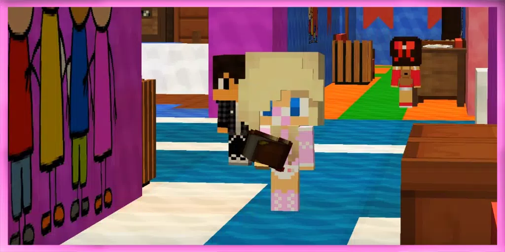 Minecraft Papercraft Girl