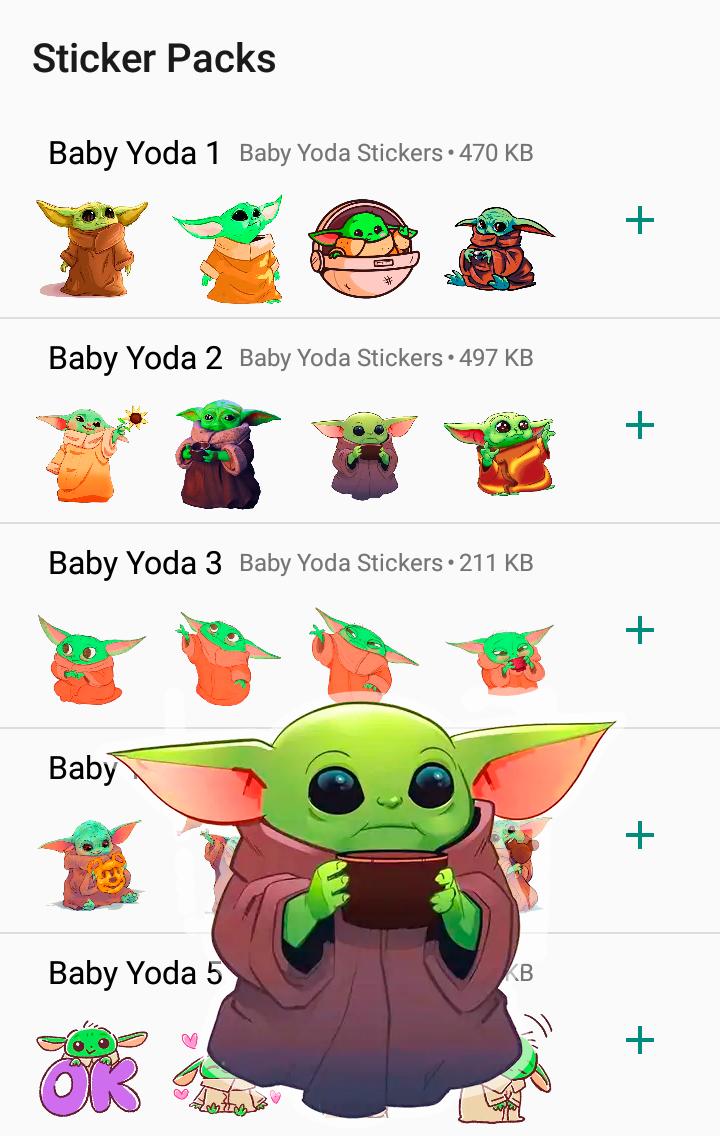 Baby Yoda Stickers For Android Apk Download