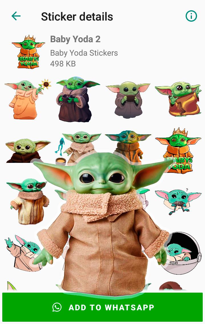 Baby Yoda Stickers For Android Apk Download