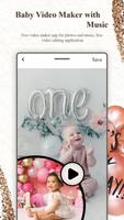 Baby video maker with music Affiche