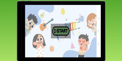 Poster Toddlers Drum