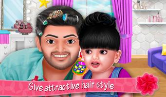 Aadhya's Spa Salon With Daddy syot layar 1