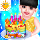 Aadhya's Birthday Cake Maker أيقونة