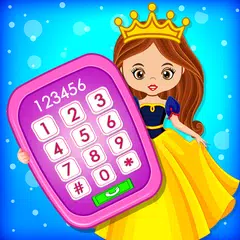Скачать Girl baby phone for toddler XAPK
