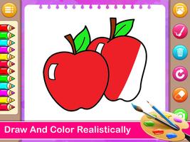 Fruits Coloring & Drawing Book 截圖 1