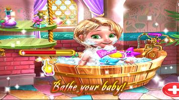 Baby Bath Care - Baby Caring Bath And Dress Up Affiche