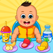 Baby Care: Kids & Toddler Game أيقونة