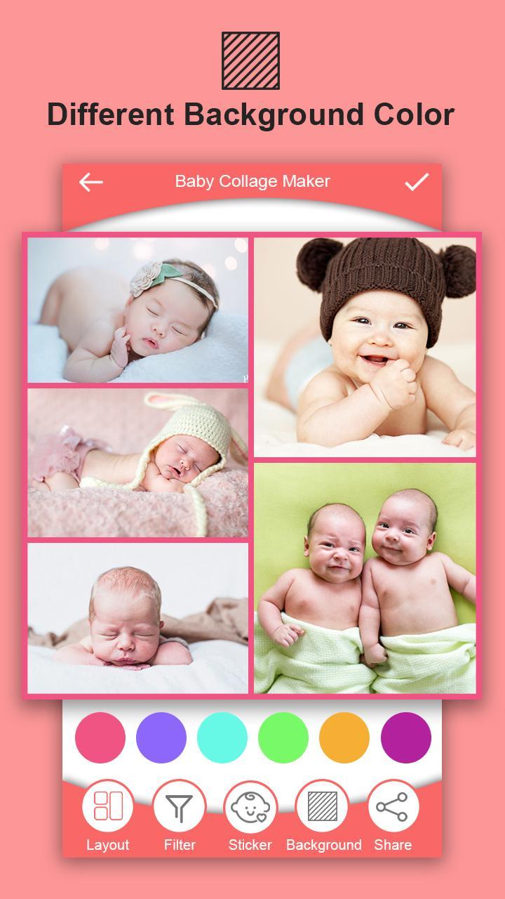 Baby Shower Photo Collage Maker For Android Apk Download