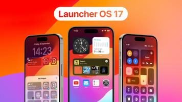 Launcher OS 17 الملصق