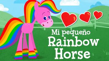 Mi pequeño Rainbow Horse Poster