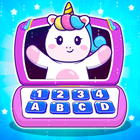 Baby Unicorn Princess Computer biểu tượng