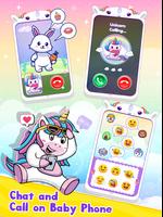Baby Unicorn Phone For Kids screenshot 1