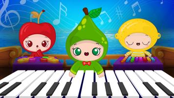 mon piano pour enfants - jeu de musique gratuit Affiche
