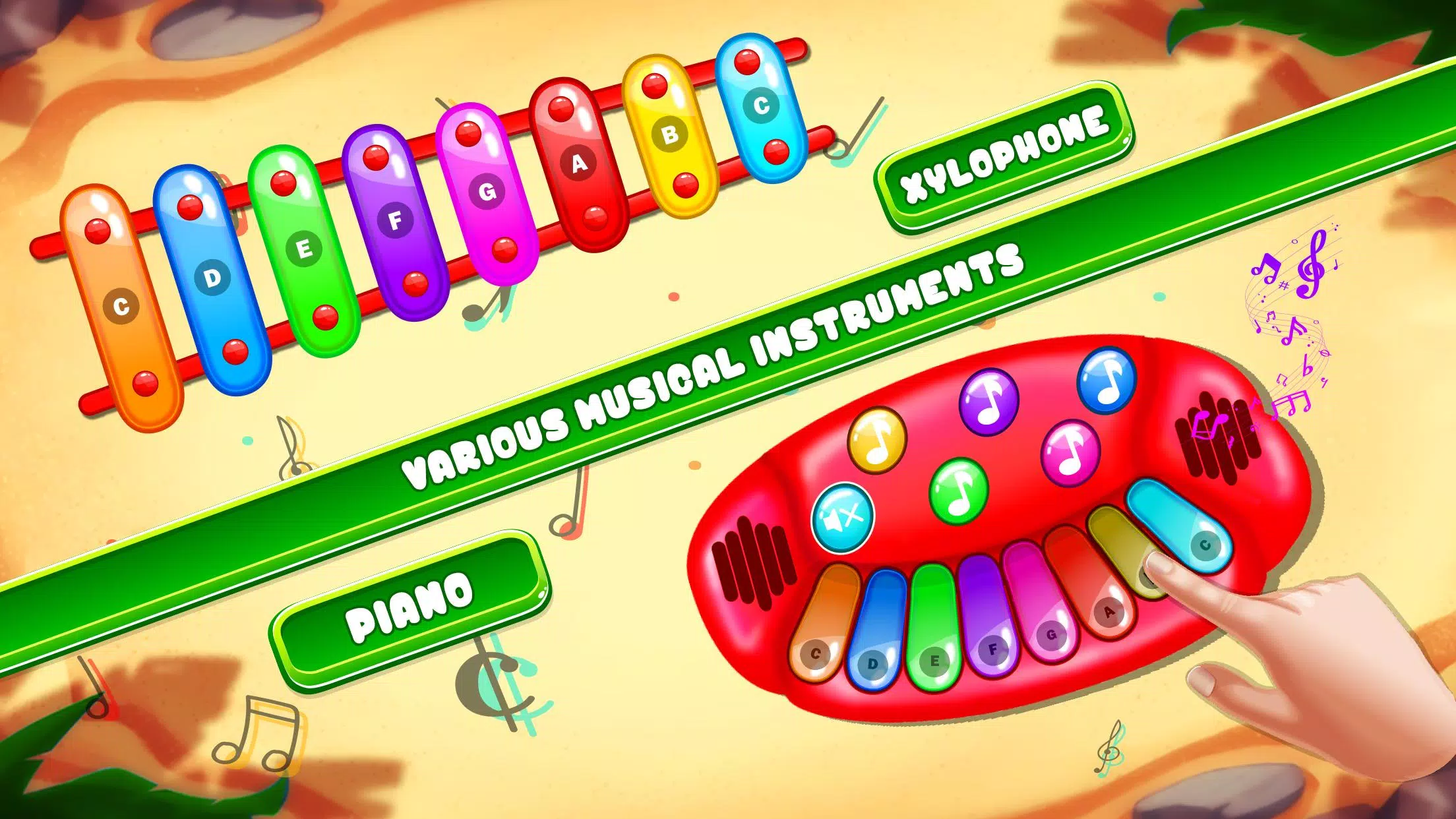 Download do APK de Piano Infantil: Jogos Musicais para Android