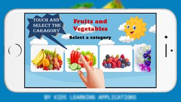 Fruits and Vegetables for Kids पोस्टर