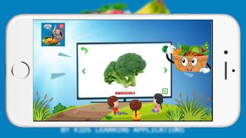 Fruits and Vegetables for Kids capture d'écran 1