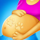 puppy newborn babyshower Games icône