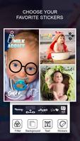 Baby Photo Collage Editor captura de pantalla 3