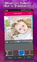 Baby Plus - Video Photo Slideshow Editor capture d'écran 1