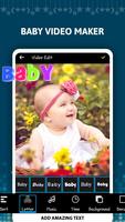 Baby Video Maker With Song captura de pantalla 1