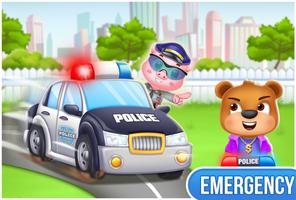 Police pig detective game Cartaz