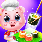 Pig cooking chef recipe 아이콘