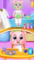 Baby pig mommy newborn 스크린샷 1