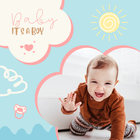 Baby Shower Card Maker Photo 圖標