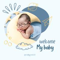 Baby Shower Card Maker Photo 截圖 3