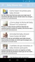 Baby Shower - Recuerdos, Ideas y Juegos اسکرین شاٹ 2