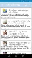 Baby Shower - Recuerdos, Ideas y Juegos capture d'écran 2