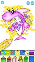 Baby Shark Glitter Coloring ภาพหน้าจอ 2