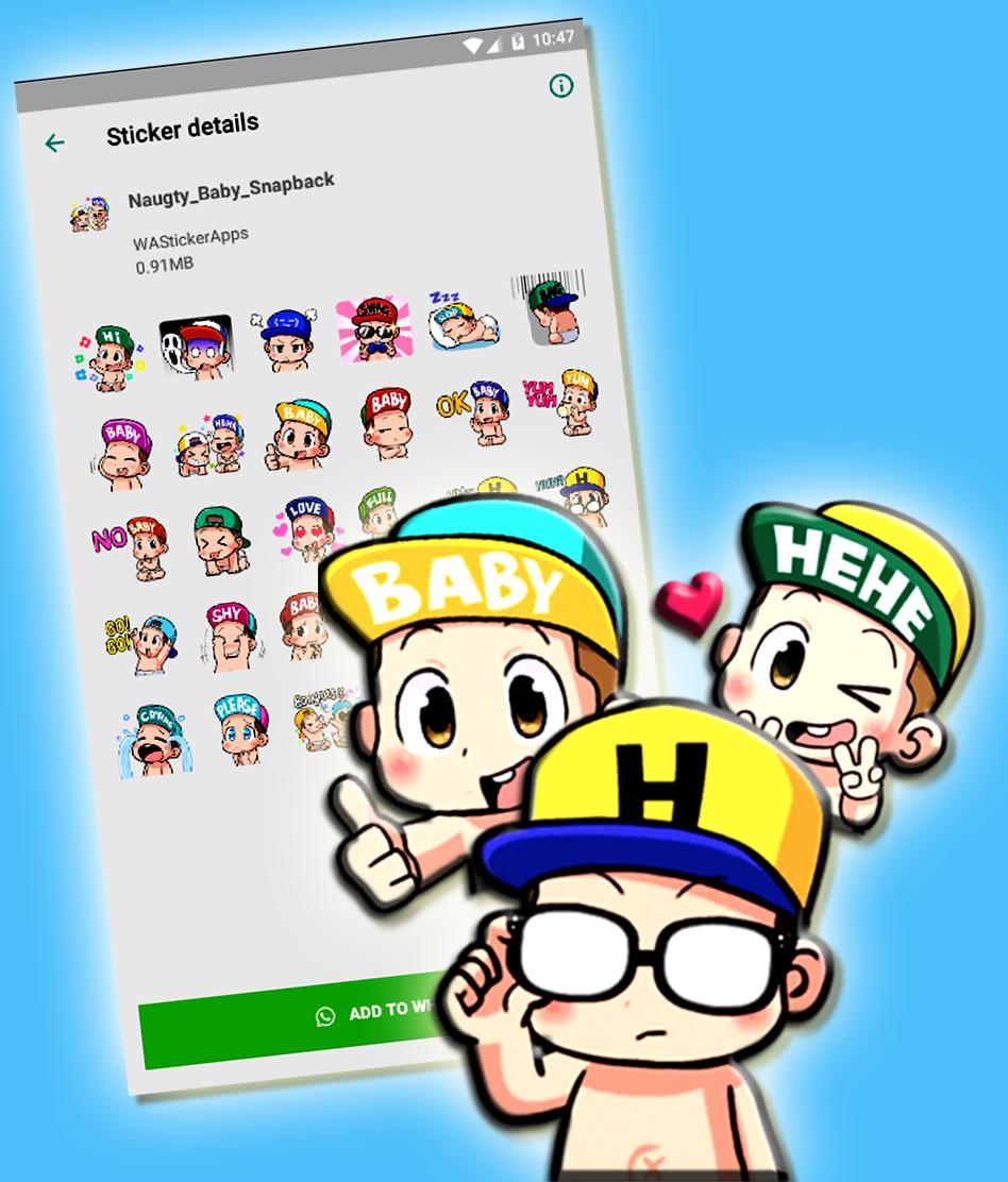 Naughty Baby Stickers For Whatsapp For Android Apk Download
