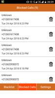 Bloqueur  d’appel - liste noir capture d'écran 2