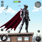 Flying Bat Superhero Man Games icon