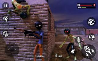 Stickman Zombie Target FPS poster